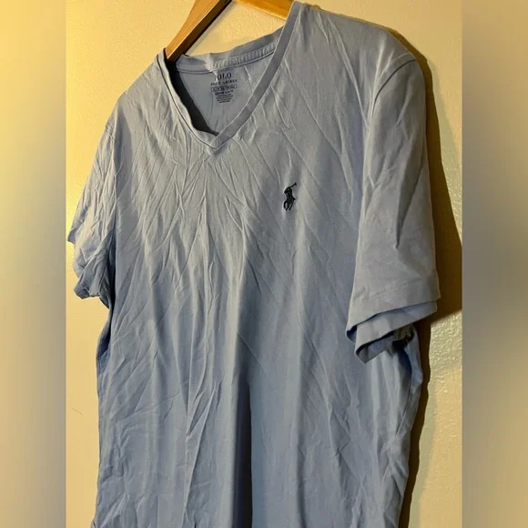 Polo Ralph Lauren — Men's Custom Slim-Fit Jersey V-Neck T-Shirt - Picture 4 of 5